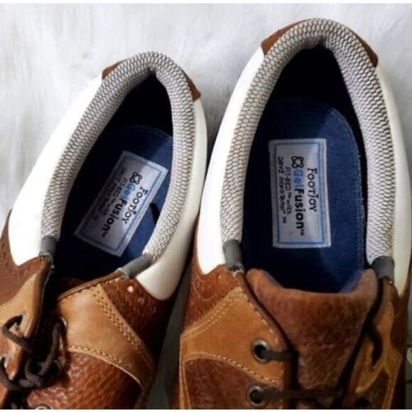 Footjoy Gel Fusion Golf Shoes Size 12 Opti-Flex IntelliTemp White Outdoor Mens - Picture 6 of 13